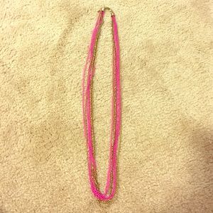 Pink and Gold Necklace