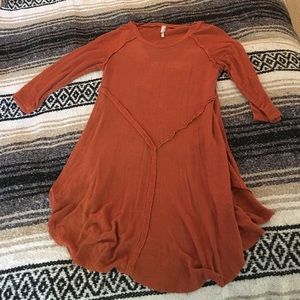 free people weekend top in orange