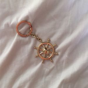 J. Crew gold keychain