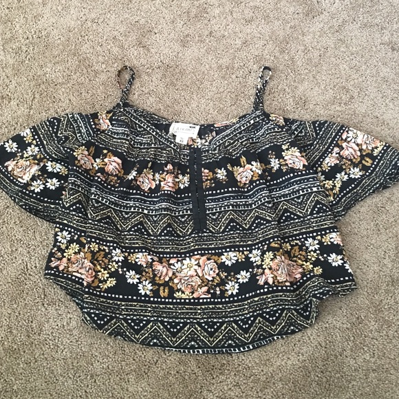 LA Hearts Crop Top