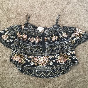 LA Hearts Crop Top