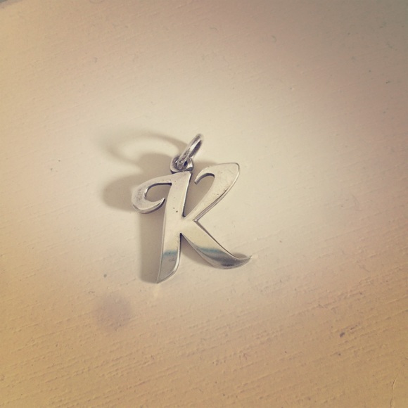 James Avery K initial charm