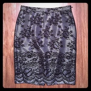 Gorgeous lace pencil skirt