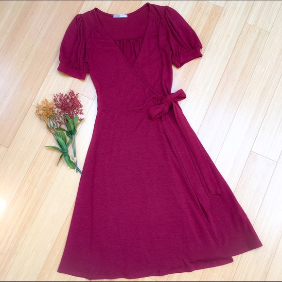 Soft fall sweater dress, S