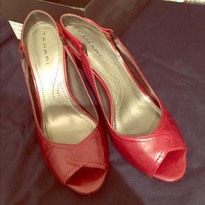 Tahari Red Pumps