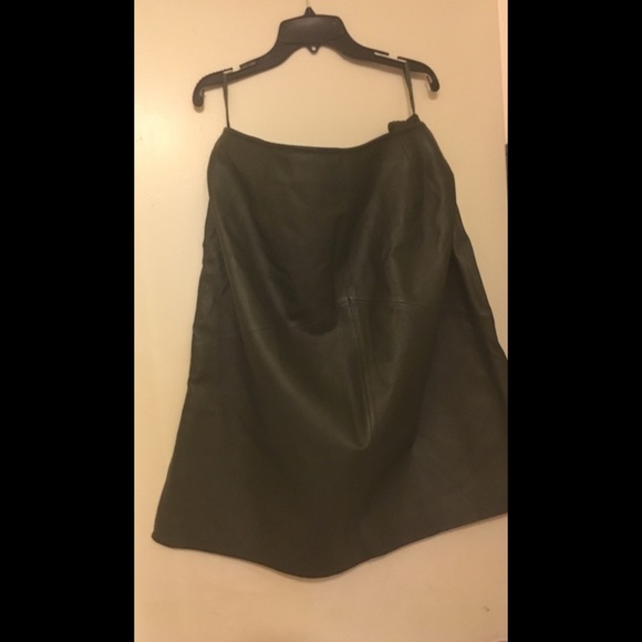 Leather skirt
