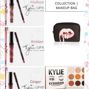 Kylie kyshadow maliboo kristen ginger makeup bag