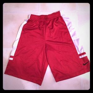 Nike red athletic shorts