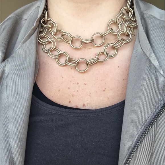 Gold Betsey Johnson Necklace