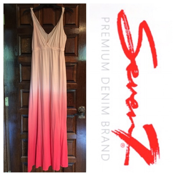 Seven 7 ombré maxi dress-NWOT-size small