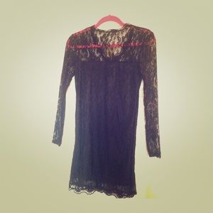 Black, lace dress