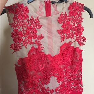 Red prom dress. Only worn once!!