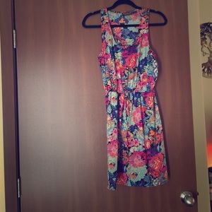 Floral print dress