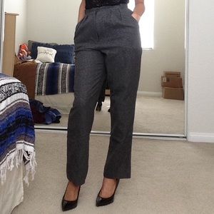 High-wasted dress pants