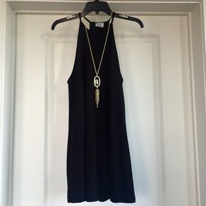 NWOT Black flowing Zara Dress