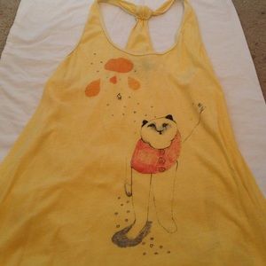 Yellow Kirra Tank Top