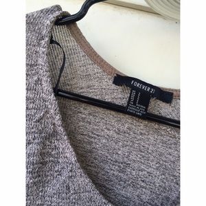 Forever21 charcoal top!