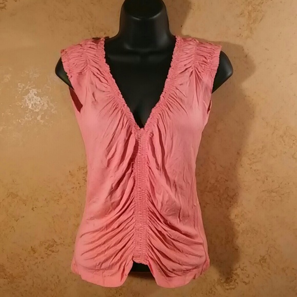 bebe Tops - bebe Sleevless V NeckTop