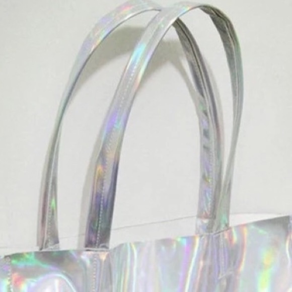 💥LAST ONE💥Rainbow color holographic tote bag💟💨 - Picture 3 of 4