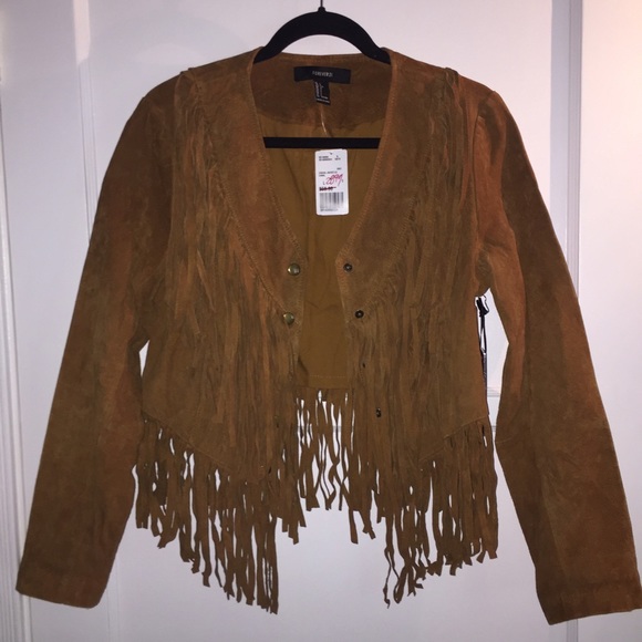 Forever 21 Fringe Jacket