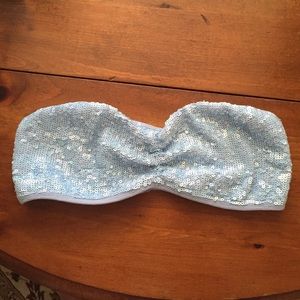 VS Pink sequin Bandeau