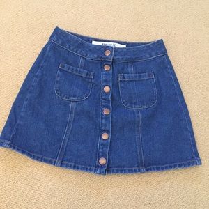 Brandy Melville Jean Skirt