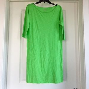 Lilly Pulitzer 3-4 Sleeve Shift Green Dress