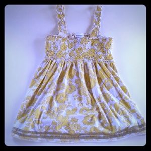 Yellow Floral Tank Top