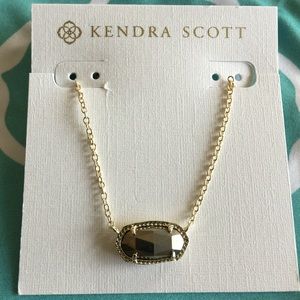 Kendra Scott Elisa Necklace - Gold with Pyrite