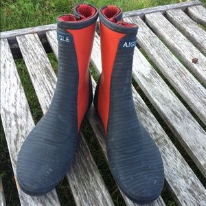 aigle sailing boots