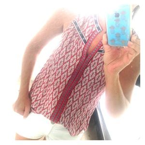 Market & Spruce Aztec print top