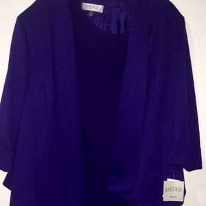 True purple dress with jacket!