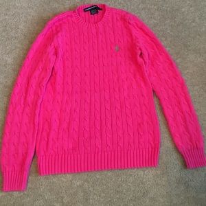 Hot Pink Ralph Lauren Polo Sweater