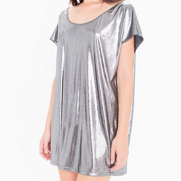 Metallic Tunic Dress