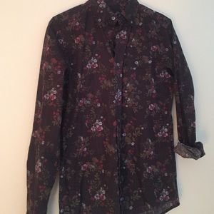 floral button up