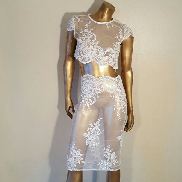 2 piece lace set