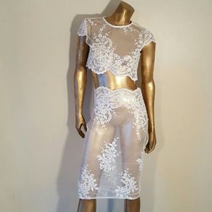 2 piece lace set