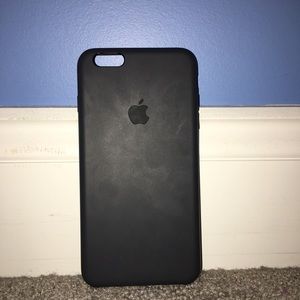 Iphone 6 Plus/ 6s Plus Apple Silicone Black Case