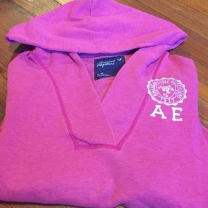 American eagle hoodie size large PINK