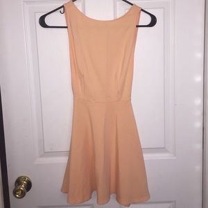 Backless skater dress