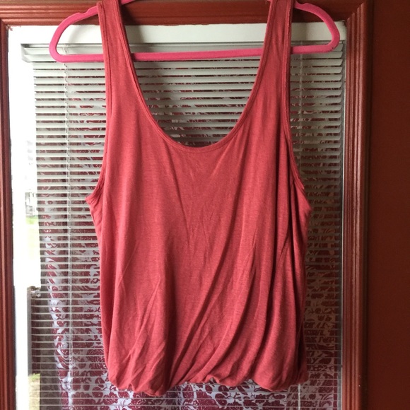 Free people medium tank top red