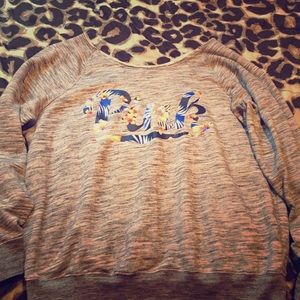 Cute swoop neck sweater