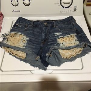 High Rise Festivals Dark Wash with Accent Pockets