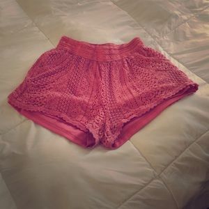Crochet shorts