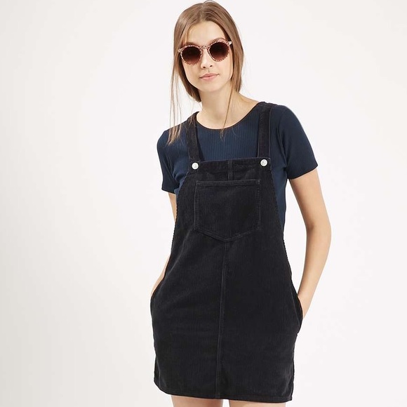 Topshop corduroy overall dress size 10