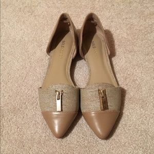 Sole Society beige flats size 4