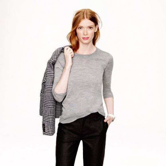 J crew gray sweater Clearance