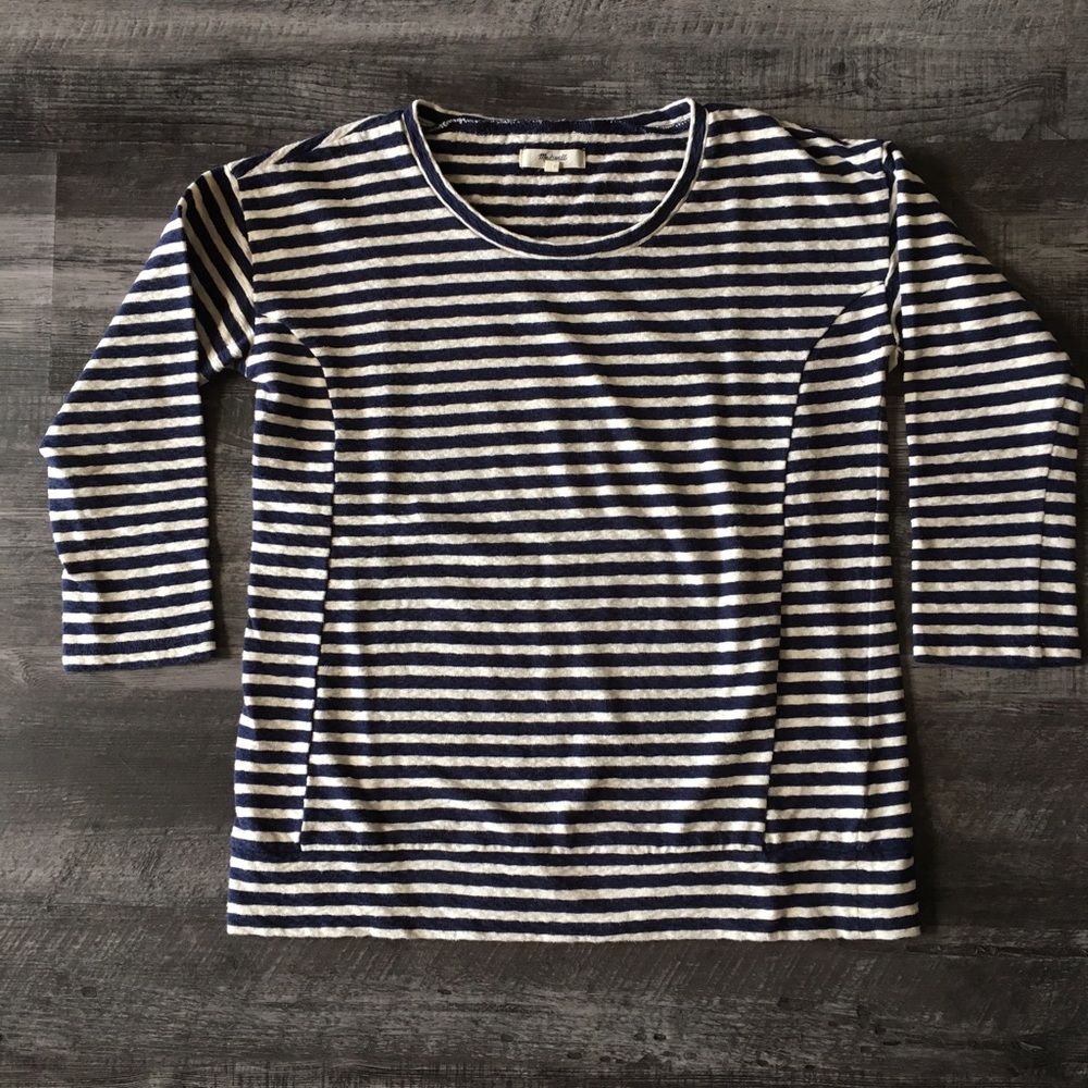 Madewell Structured Striped Pullover - image 2