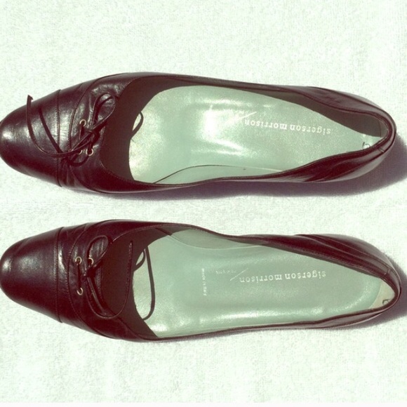 Sigerson Morrison black flats