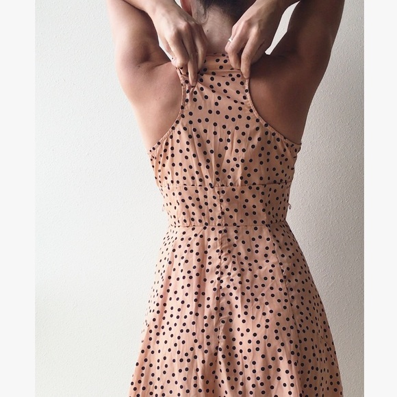 Polkadot Dress w/ Peter Pan Collar